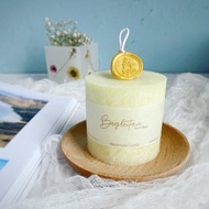 裂紋柱狀香薰蠟燭 米白色 PW-068雙 11 限定 -