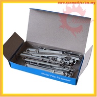 Metal File Fastener | 50PCS Set Premium Metal Paper File Fastener Base 2 Hole Binder Clip | 铁装订夹