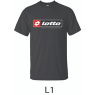 T SHIRT LOTTO COTTON / MICROFIBER BLACK