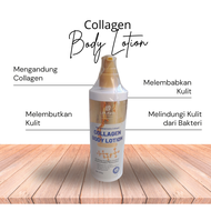 Lifusha Collagen Body Lotion Pemutih Badan 300g Pelembab Kulit Kering Mencerahkan Mengandung Collage