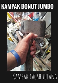 Kampak kMPk Baja asli cacah tulang gagang Aren pecok Baja asli super tajam (1pcs)