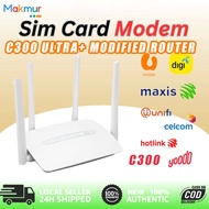 C300 4g Lte Sim Card Modem Router  Home Hotspot all operator modem wifi sim card 3G 4G External Buil