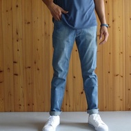 [Denim Life Series] BSCO Slimmer Look Slim-Fit Small Straight Made In Taiwan Jeans Trousers Denim Je