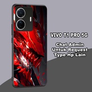 Glossy glitter Softcase for type VIVO T1 PRO 5G Gundam motifhp Vivo T1 Pro 5G case can also be used 