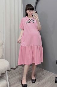 (Có size từ 45-100kg)Váy bầuđầm bầu bigsize chất umi phối khăn