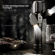 Cree XM-L T6+2X XPE 15000 Lumens Rotating Zoom LED Flashlight