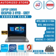 Laptop LENOVO IDEAPAD 3 | INTEL CORE I3 | 8GB | 256GB SSD | 14" FHD