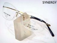 【angel精品眼鏡】┌☆SYNERGY┐醫用金屬線NXT聚合物超輕盈鏡架4711無螺絲.延展性強無壓迫感設計