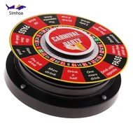 Simhoa Electric Turntable Roulette Drinking Board Game: Fun Party Games for Adults