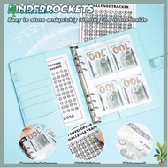 TAMAKO 100 Envelopes Money Saving Challenge, Leather Reusable Envelope Challenge Binder,  Save Money