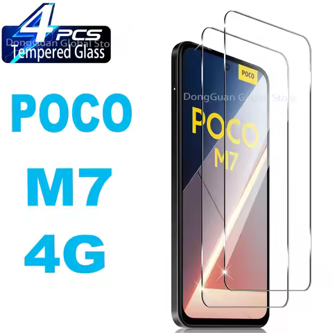 For Xiaomi POCO M7 4G Tempered Glass Screen Protector Glass Not For M7 5G