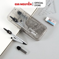 Bộ compa eke thước kẻ 7 dụng cụ GuangBo H05423 Gia Nguyễn --