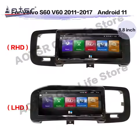 Multimedia Android 15 For Volvo S60 V60 2011~2017 GPS Intelligent Navigation Stereo Radio Wifi Carpl