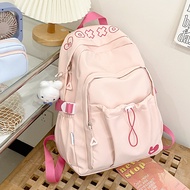 Backpack LatestWanita 2026 Aesthetic Adult School Backpack for Girls Hiking Aesthetic Korea Thas Bac