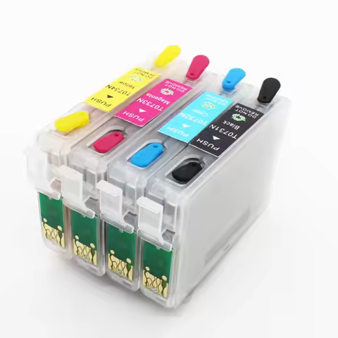 Auto Reset 0731N Ink Refill Kit Reset Chip Cartridge For Epson TX200 TX410 TX210 TX300F TX600FW