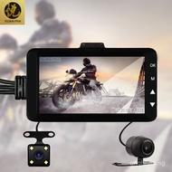 Motorcycle Dash Cam Dual Lens Electric Bike Battery Bike Recorder Front and Rear Dual Recording HD C