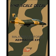 1/48 TUDM RMAF Aermacchi MB 339 Water slide Decal  not gundam