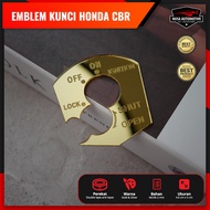 EMBLEM COVER KUNCI KONTAK HONDA CBR 150 CB150R 2012 2013 K15GOLD SILVER MURAH & BERKUALITAS