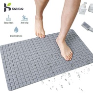 Konco Bathroom Rug Anti-slip Bath Mat PVC Carpet with Suction Cup Mats Home Toilet Shower Mats Bathroom Bathtub Mats Bathroom Rugs