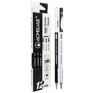 Hộp 12 Bút Chì 2B Cat - Acmeliae 43207