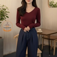 Top Debian LongsleeveWanita RibWanita LD 88 P 52