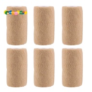 6 Packs  Self Adhesive Cohesive Bandage, 10X450cm, Self Adherent Wrap, Non Woven Bandage Wrap