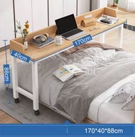全城熱賣 - 可移動電腦桌（橡木色+滑輪）【尺寸：長170*寬40*高88cm】