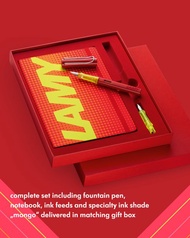 LAMY 全球限量 鋼筆+A5筆記本禮盒 / AL star系列 - 光澤紅