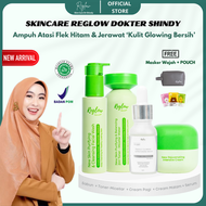 Paket Reglow Skincare Dr Shindy Original BPOM Free Pouch dan Masker Wajah Skincare Glowing Penghilan