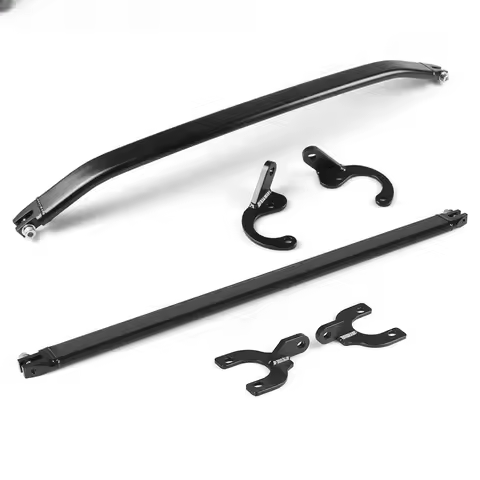 2 in 1 Front and Rear Strut Tie Bar for 92-00 Civic EG EK/93-97 Del Sol/94-01 Integra DC2