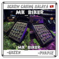 PURPLE GREEN SALAYA SCREW CASING ENGINE Y15ZR Y16ZR LC135 V1 - V8 SKRU CASING CLUTCH ENGINE NVX CVT 