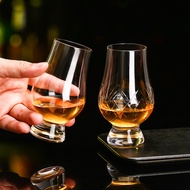 LdgJapanese Style Whiskey Shot Glass Classical Cognac Cup Fragrance-Smelling Cup Tulip Whiskey Tasting Glass Wine Glass