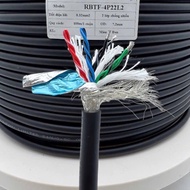 Twisted bag signal cable, 4P folding, 22awg, 24awg, 2-layer anti-interference. RS485 4P 8 core