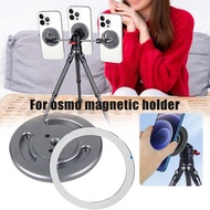 ♛ Magnetic Adapter Phone Holder 1/4 Screw Mount Holder For DJI Osmo OM6 5 4 SE Gimbals For MagSafe IPhone Tripod Magnetic Suc N6W4