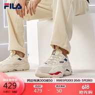 FILA斐乐官方TRACER轻便运动鞋男2024春跑步鞋老爹鞋男子休闲鞋
