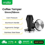MiAir Coffee Tamper 51mm/58mm Stainless Steel Base Ergonomic Design Tamper Coffee Espresso Tamper Co