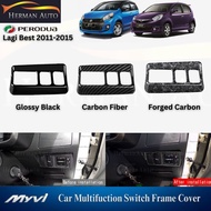 HermanAuto Perodua Myvi Lagi Best 2011-2015 Multifunction Switch Frame Cover Garnish Accessories
