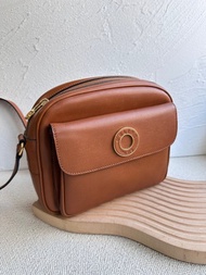 中古Vintage Celine 焦糖色圓環斜揹包