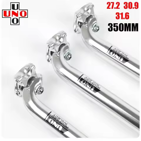 UNO Ultralight Bike Seatpost 27.2/30.9/31.6*350mm One-piece Forged Bicycle Seat Post Mtb Seat Tube S
