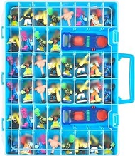 Case Compatible with Akedo Ultimate Arcade Warriors Starter Pack, Toy Storage for Battle Arena Controller &amp; Warrior Collector Mini Battling Action Figures, Holder for Akedo Playset- Blue (Case Only)