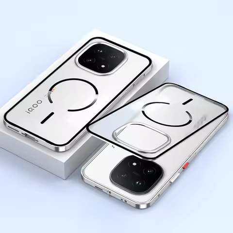 Aluminium Alloy Metal Frame Bumper + Plastic Back Case For iQOO 15 / iQOO 15T