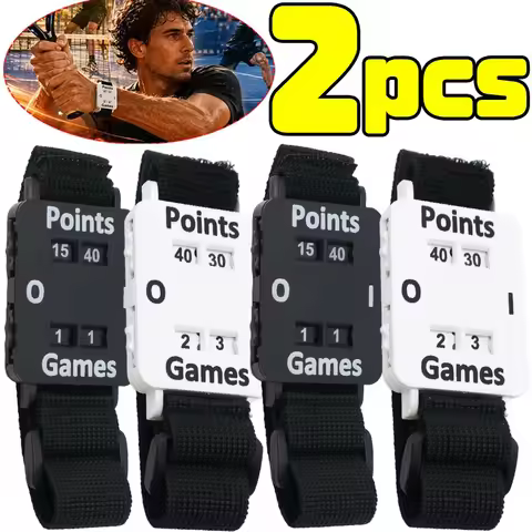 Portable Tennis Score Keeper Wristband Mechanical Dual Player Scoreboard Counter for Padel Picklebal