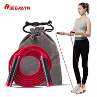 ROEGADYN Handle Jump Rope Crossfit Workout Skipping Rope Weighted Boxing Fast Speed Heavy Jump Rope 