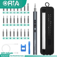 [อัพเกรด] ORIA ไขควงไฟฟ้าชุด28 In 1 USB ชาร์จซ่อมชุดเครื่องมือ28มิลลิเมตรแม่นยำสกรูไดร์เวอร์บิตชุดที