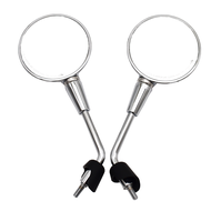 กระจกมองหลังสุดหรูสำหรับ Vespa LX LXV LT 125/150 อะลูมิเนียมอัลลอยด์ อุปกรณ์เสริมสุดไฮเอนด์ กระจกมอง