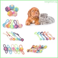 RAN Dog Tossing Toy Cotton Rope Fetching for Pet Outdoor Chew Tug Toy Tug-of-war
