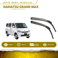 Wiper Mobil Grand Max Model Banana Frameless Tanpa Rangka Besi Ori Bisa Cod / Sapuan Pembersih Kaca 