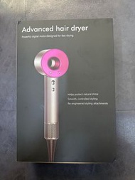 全新高質 負離子吹風機吹風筒 跟五個可換吹風頭 香港英式三腳插頭 代替 Dyson 款式 hair dryer set replace dyson airwrap