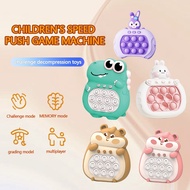 Bubble 2024 Educational Fidget It Speed Pop Kids Level Machine Push Electronic Toy 999 Quick New