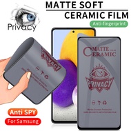 9D Anti Glare Full Cover Matte Soft Ceramic Film For Samsung Galaxy S20 fe Note 20 Lite A71 M51 A32 A02s A12 M12 A72 A42 A20s A20s A30 A30s A50 A50s M21 M31 M30s A10 A10s M10 A70 A01 A11 M11 A31 A22 A51 A52 A21s Privacy Screen Protector